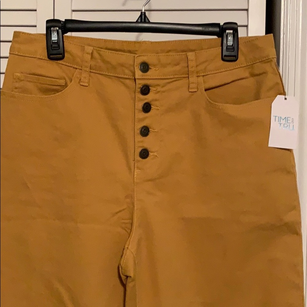 Wide Leg Cropped Pant